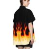 Fire Hot Rod Flames Custom Short Sleeve Shirt Wmyqf