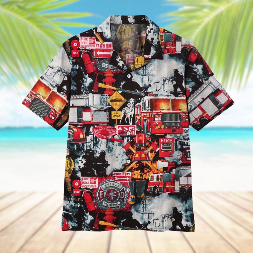 Firefighter Hawaii Shirt