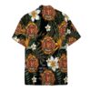 Firefighter Hawaiian Custom Short Sleeve Short Lxop9