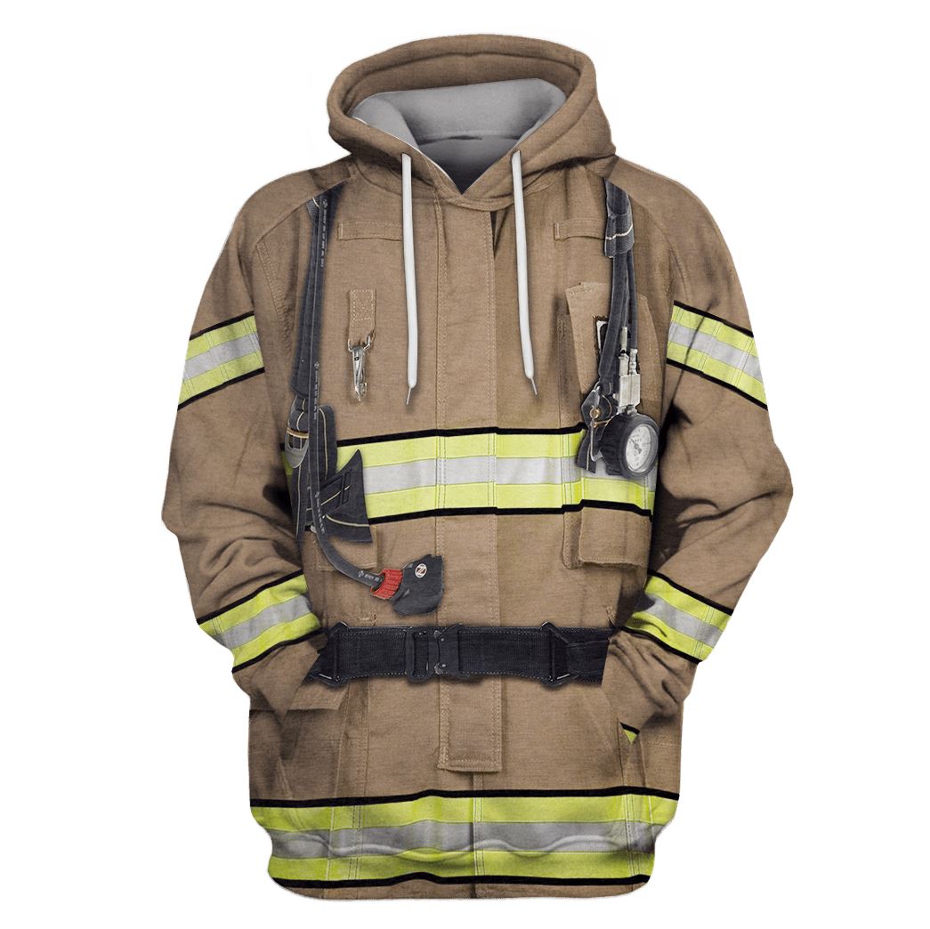 Firefighter Suit Custom T-Shirt Hoodie Apparel