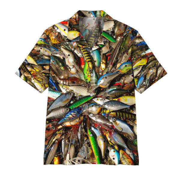 Fishing Baits Stainless Steel Hawaii Shirt