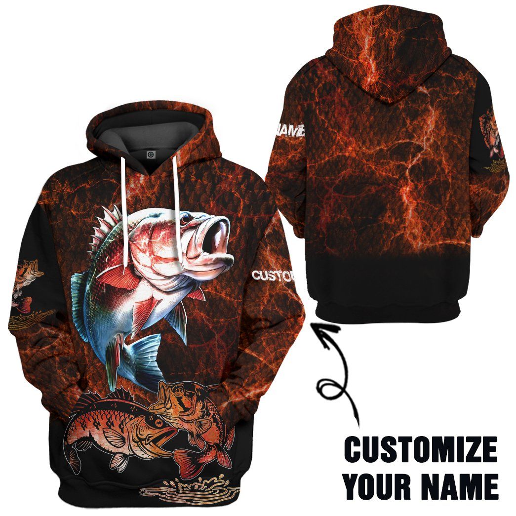 Fishing Custom Name Tshirt Hoodie Apparel