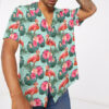 Flamingo Beautiful Summer Floral Custom Hawaii Shirt El04D