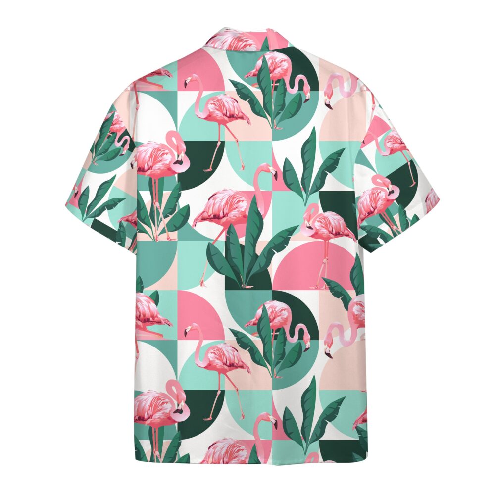 Flamingo Exotic Patchwork Patterns Custom Hawaii Shirt