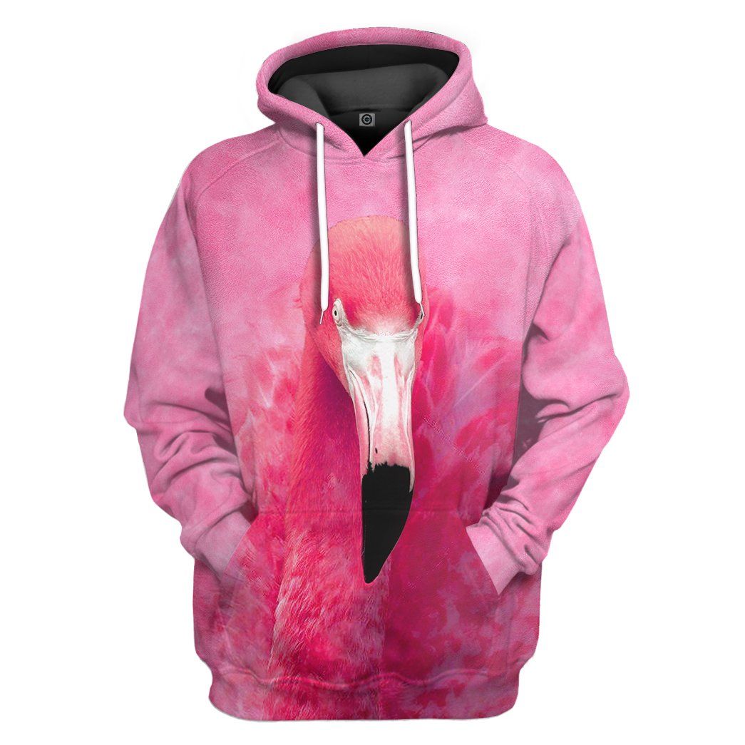 Flamingo Front And Back Tshirt Hoodie Apparel