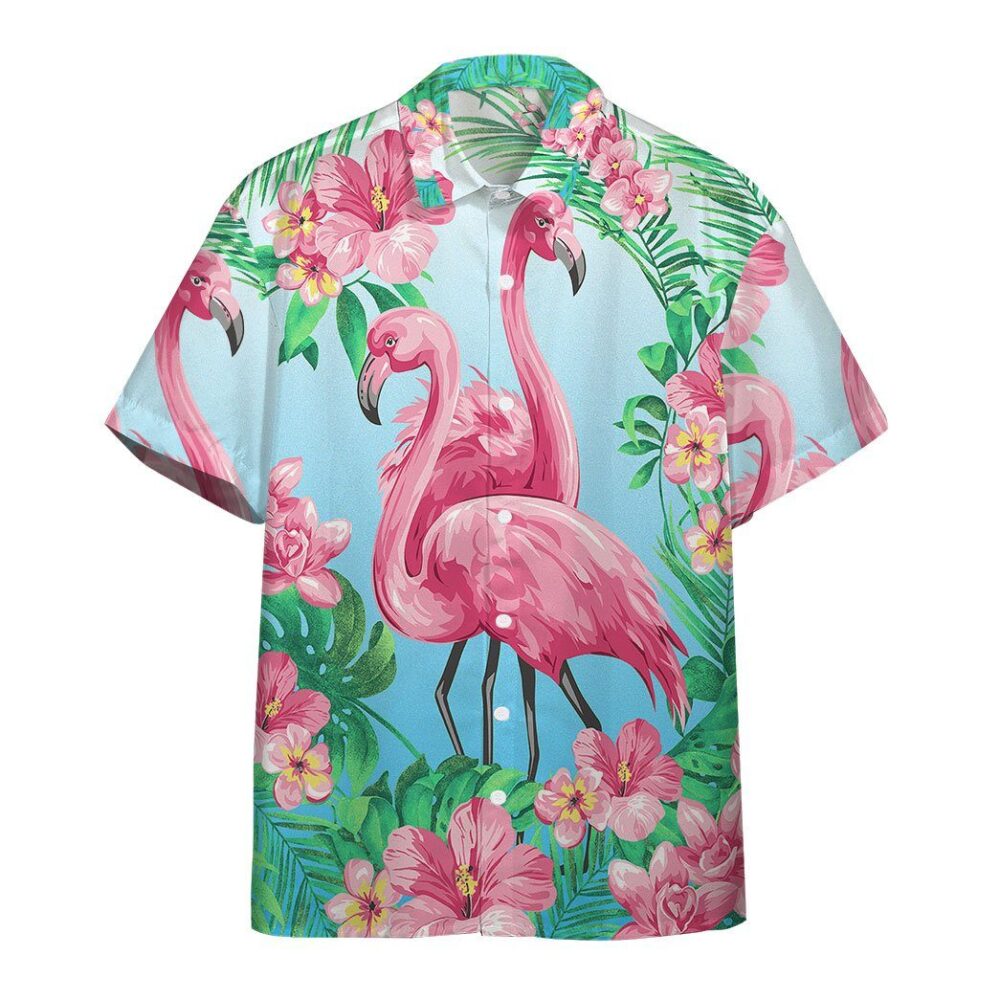 Flamingo Hawaii Custom Short Sleeve Shirts