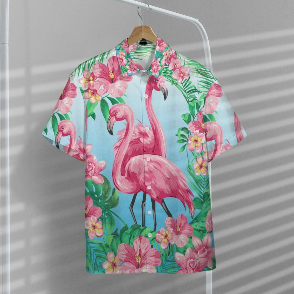 Flamingo Hawaii Custom Short Sleeve Shirts