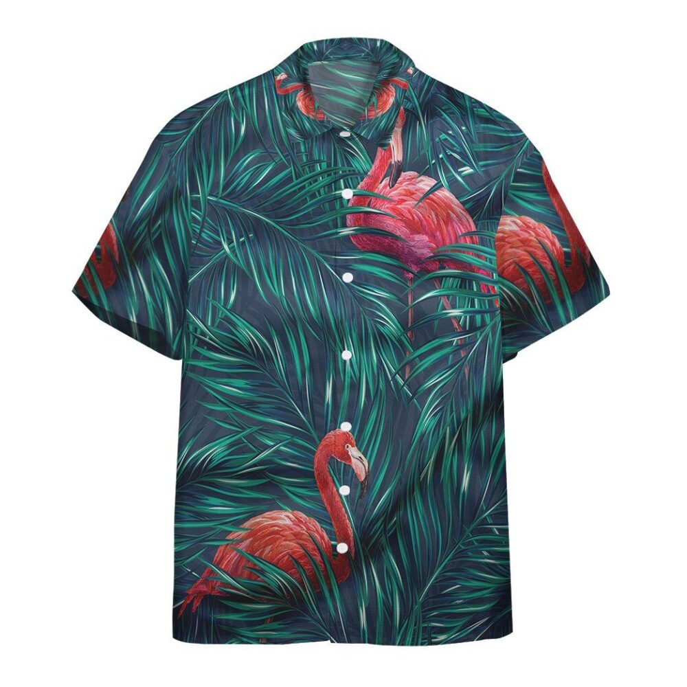 Flamingo Tropical Custom Hawaii Shirt