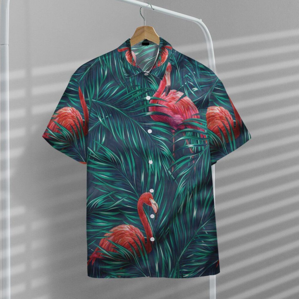 Flamingo Tropical Custom Hawaii Shirt