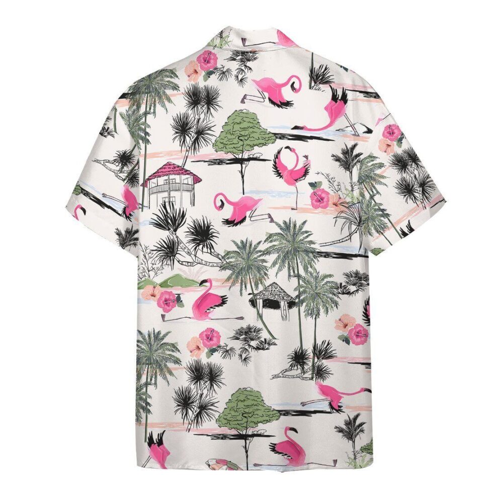 Flamingo Yoga Custom Hawaiian Shirts For Men And Women