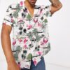 Flamingo Yoga Custom Hawaiian Shirts For Men And Women 8Mnrq