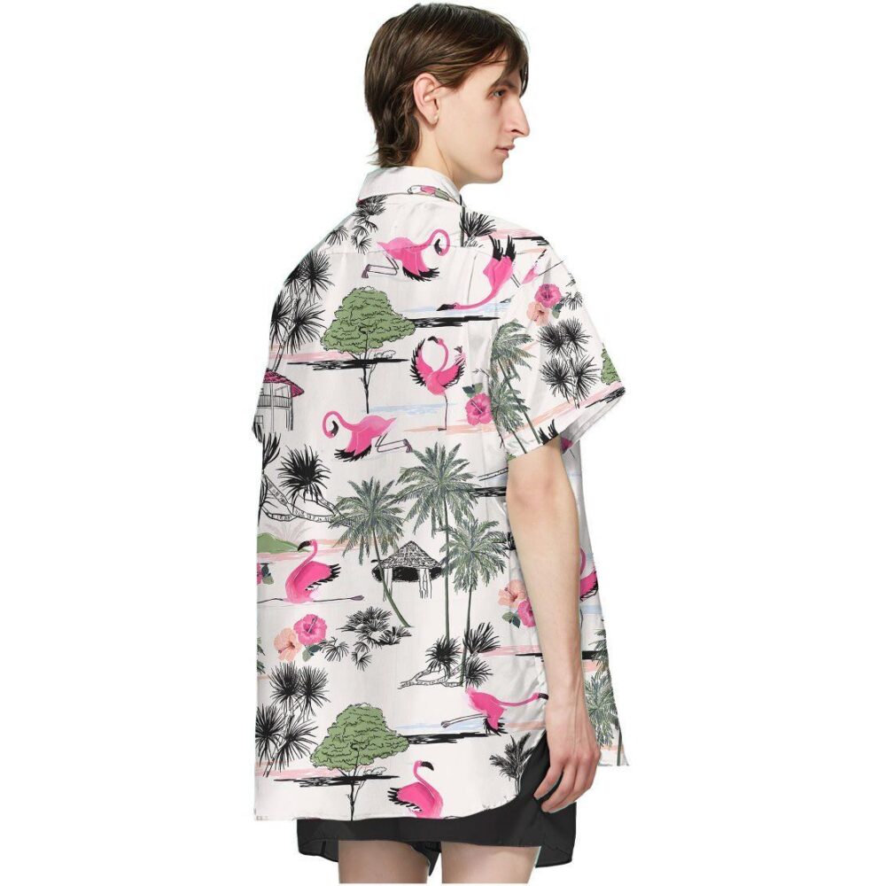 Flamingo Yoga Custom Hawaiian Shirts For Men And Women