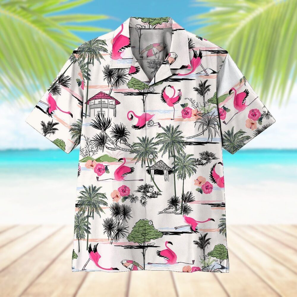 Flamingo Yoga Custom Hawaiian Shirts For Men And Women