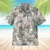 Flamingos Tropical Jungle Hawaii Shirt Mktzv