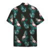 Floral Flamingo Hawaii Shirt B914O