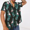 Floral Flamingo Hawaii Shirt Bcabz