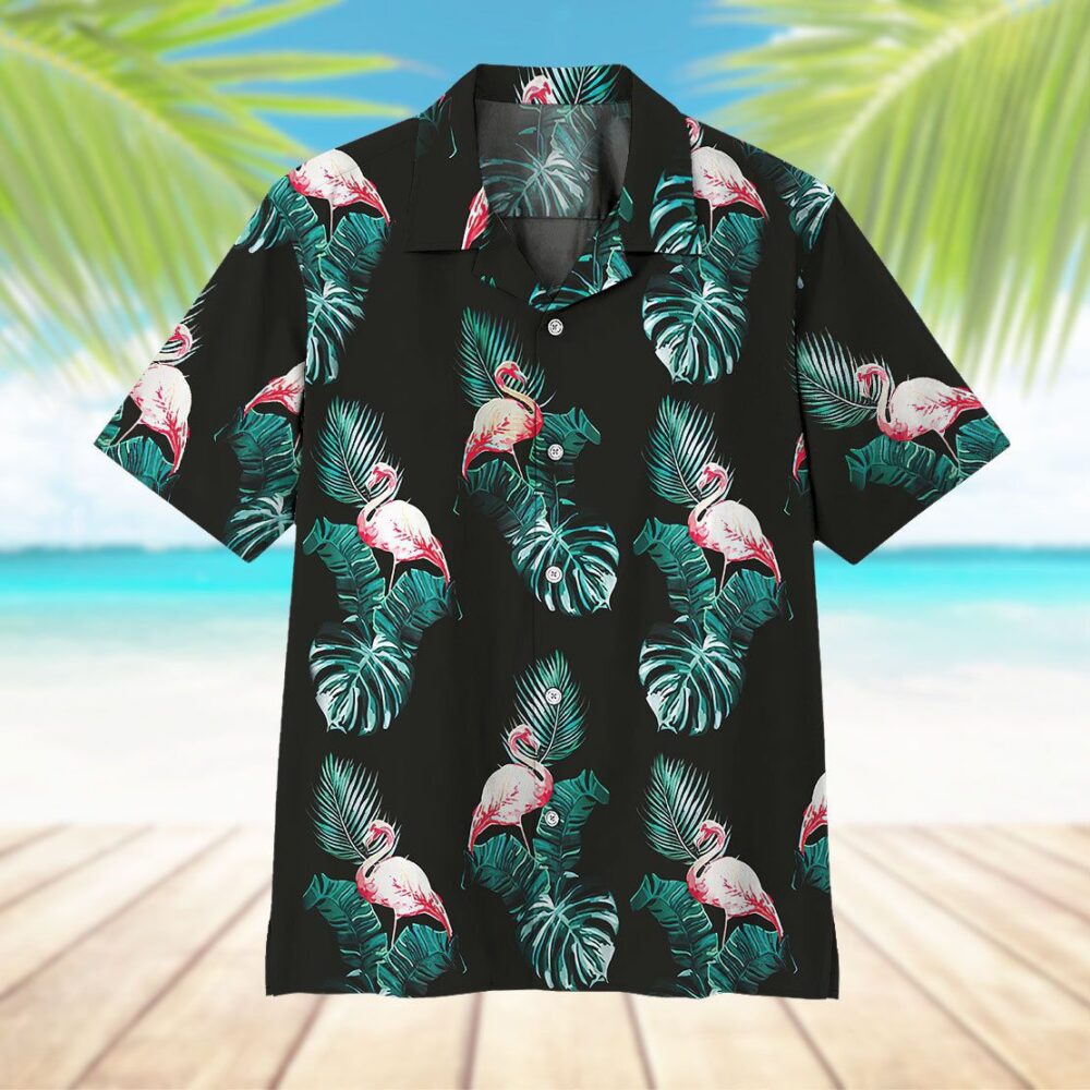 Floral Flamingo Hawaii Shirt