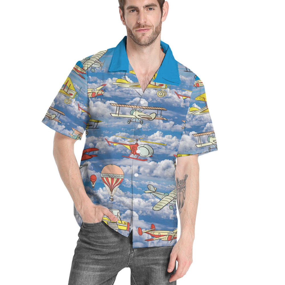 Fly Away Planes Custom Hawaii Shirt