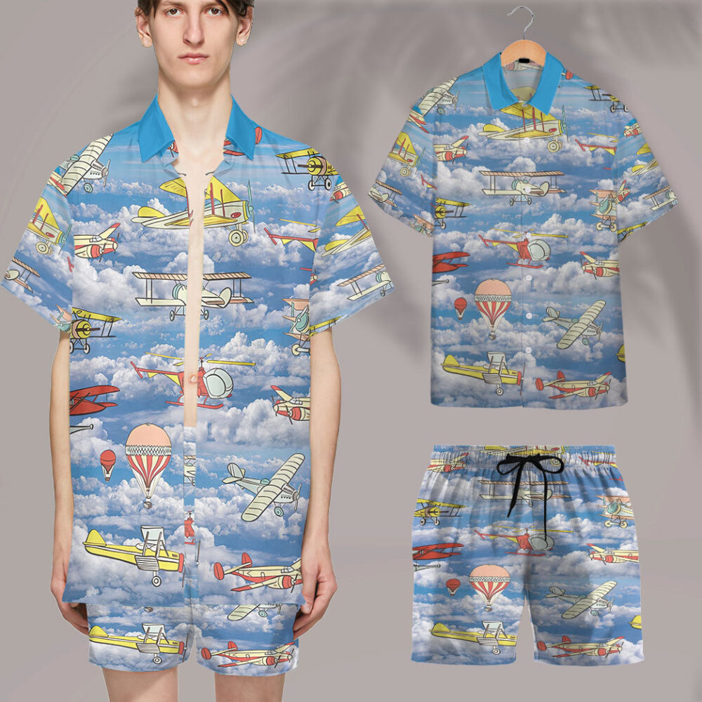 Fly Away Planes Custom Hawaii Shirt