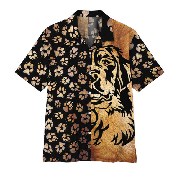 Foot Print Dogs Hawaii Shirt