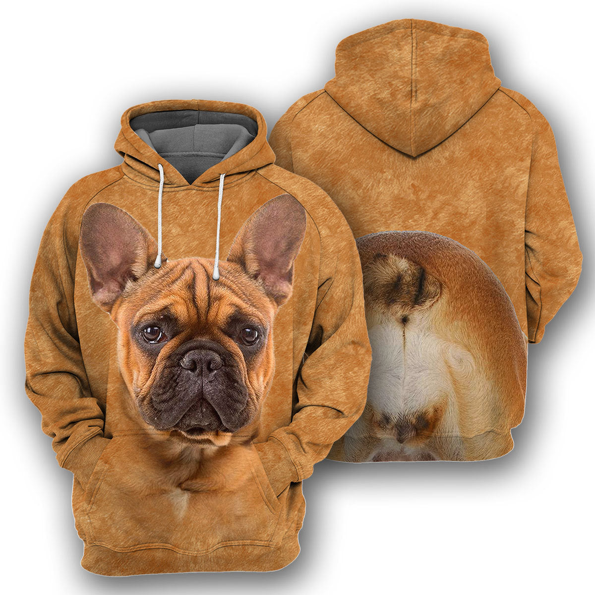 French Bulldog Unique All Over Print T-Shirt Hoodie Gift Ideas