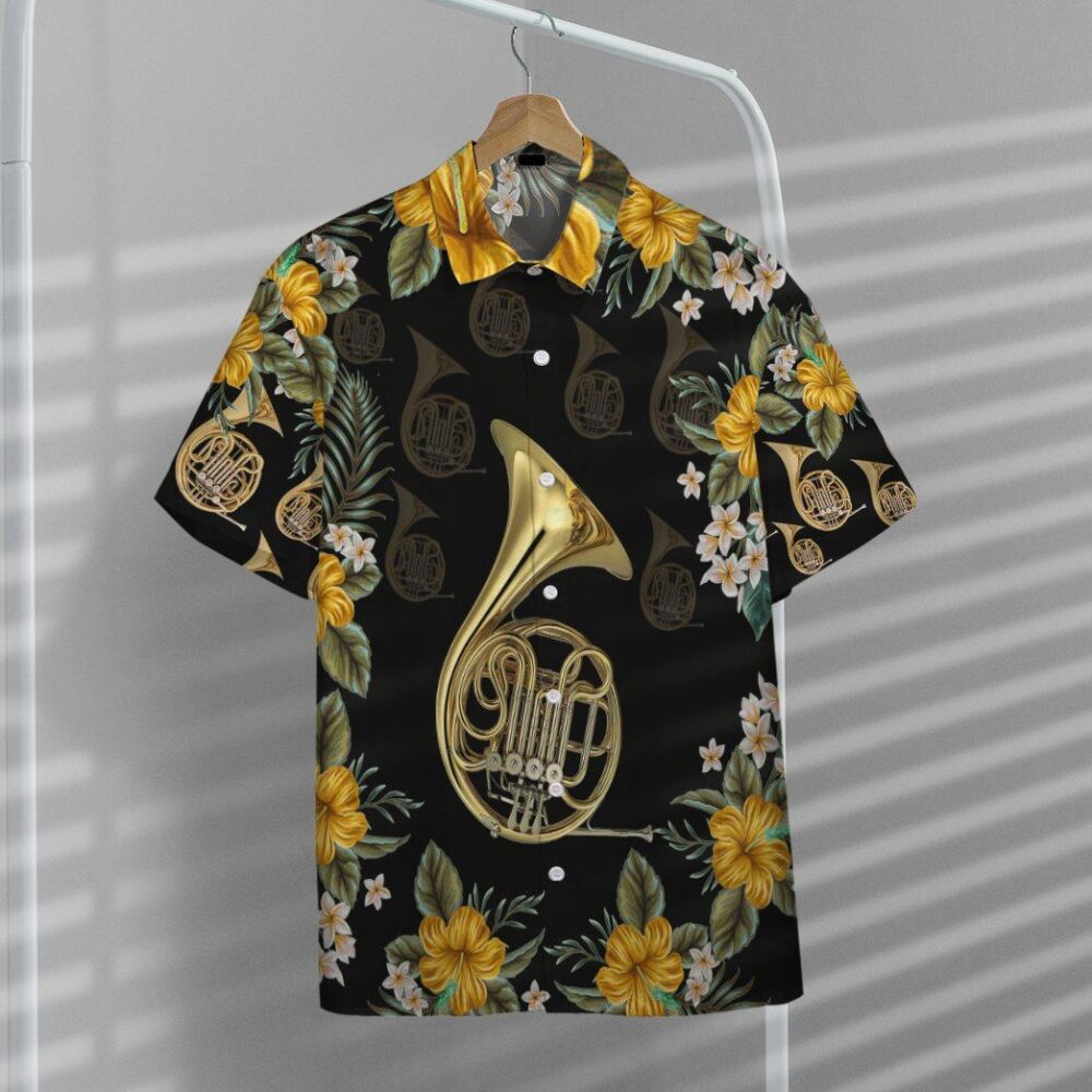 French Horn Hawaii Shirt