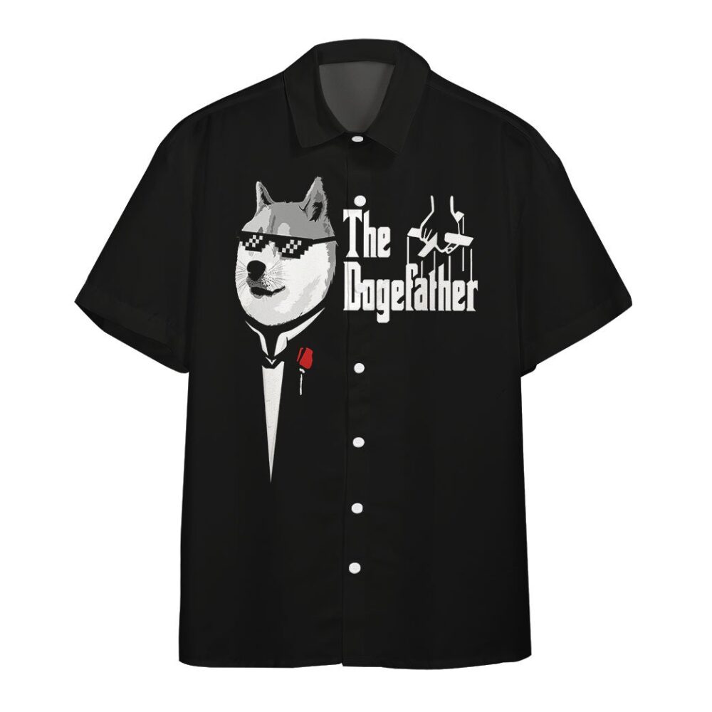 Funny The Dogefather Custom Hawaii Shirt