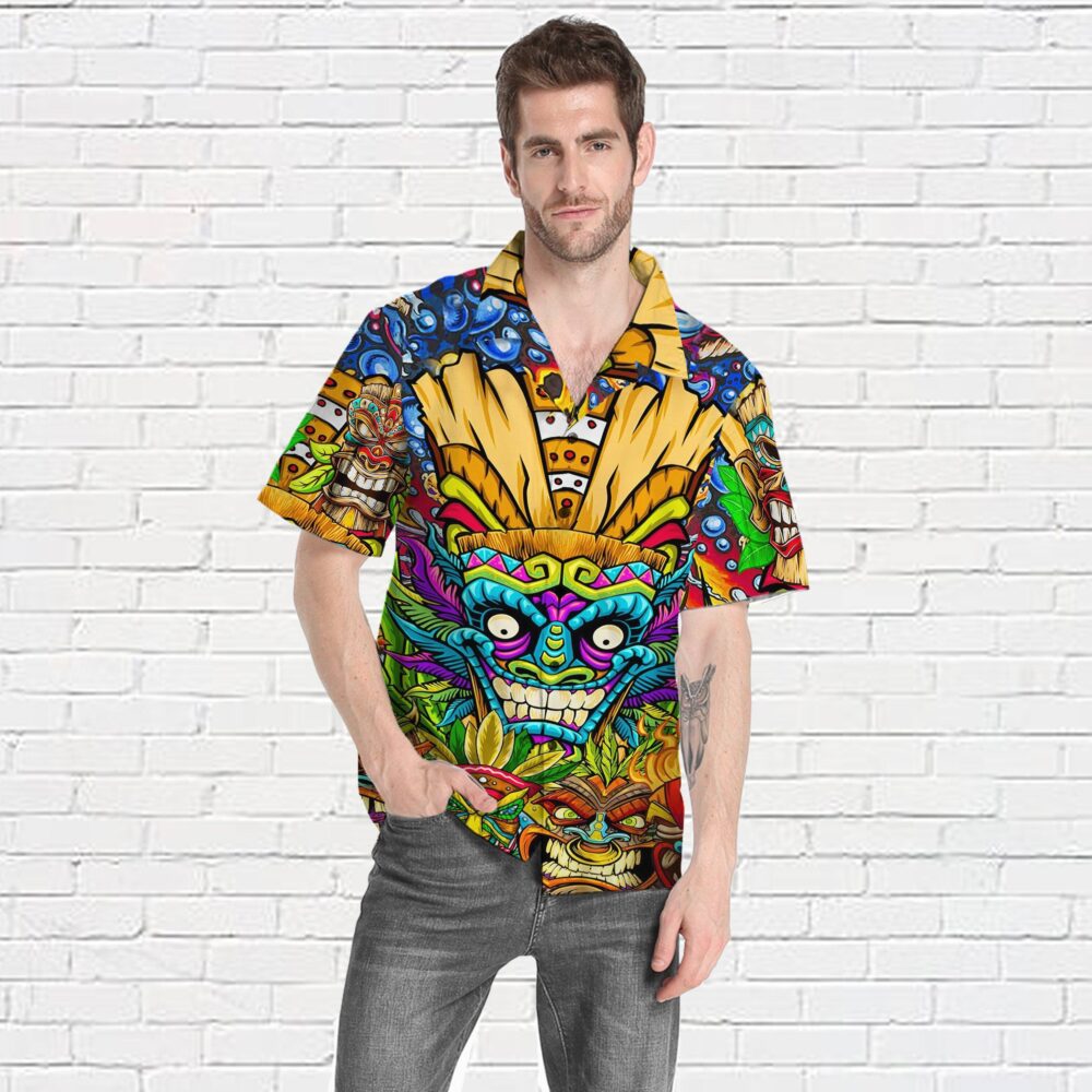 Funny Tiki Custom Short Sleeve Shirt