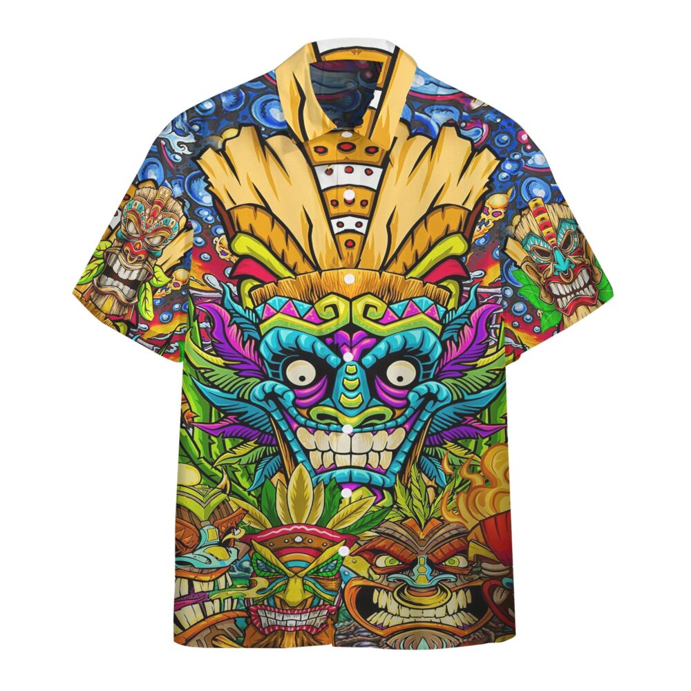 Funny Tiki Custom Short Sleeve Shirt