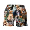 Garden Puppies Custom Short Sleeve Shirt Mq2W9