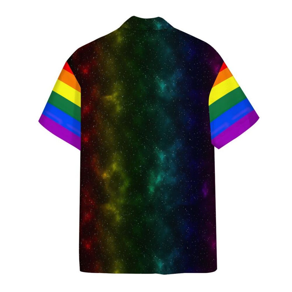 Gay Pride Astronaut Custom Hawaii Shirt