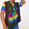 Gay Pride Astronaut Custom Hawaii Shirt Wifa7