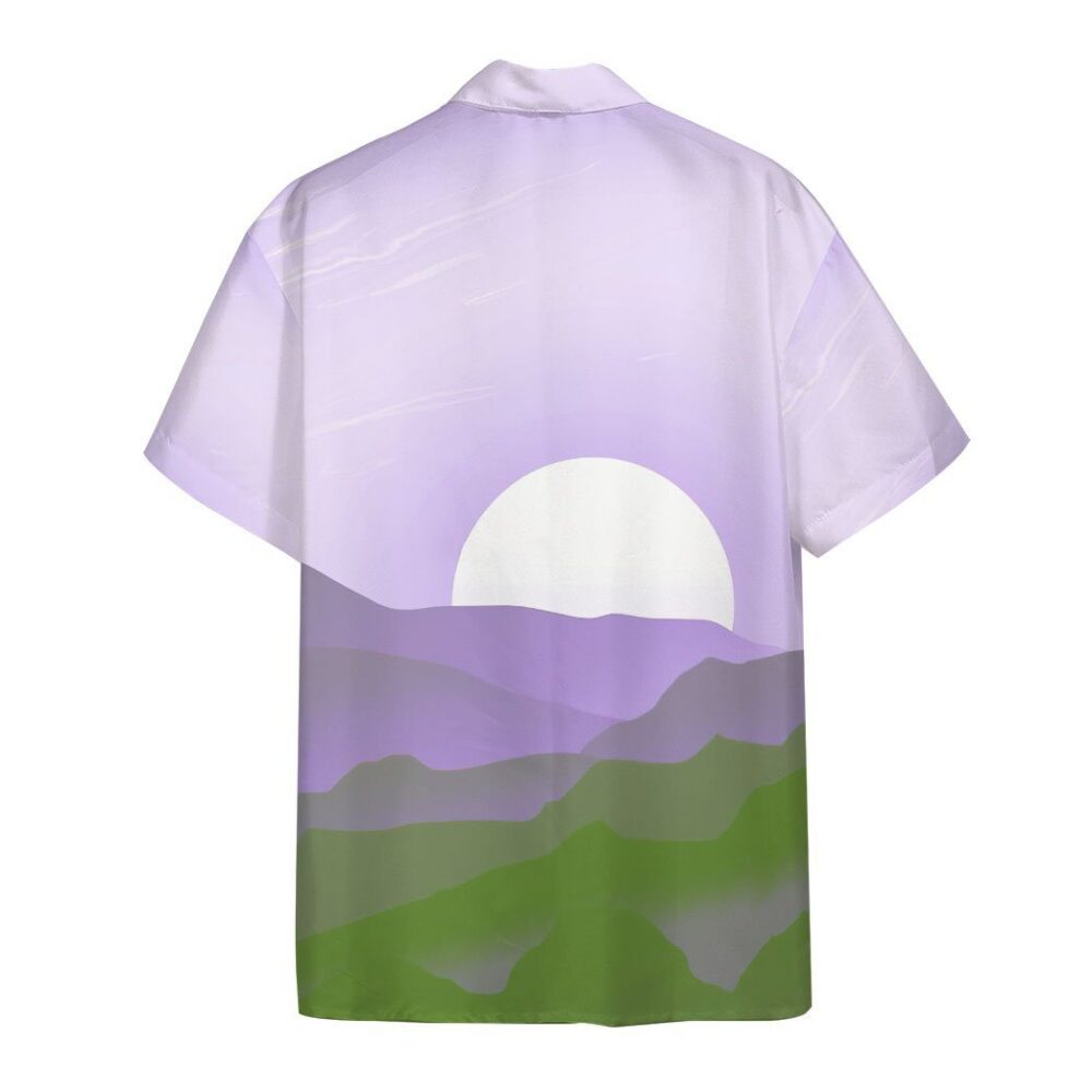 Genderqueer Pride Sunrise Custom Hawaii Shirt