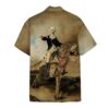 George Washington Dinosaur Custom Short Sleeve Shirt Xuldw