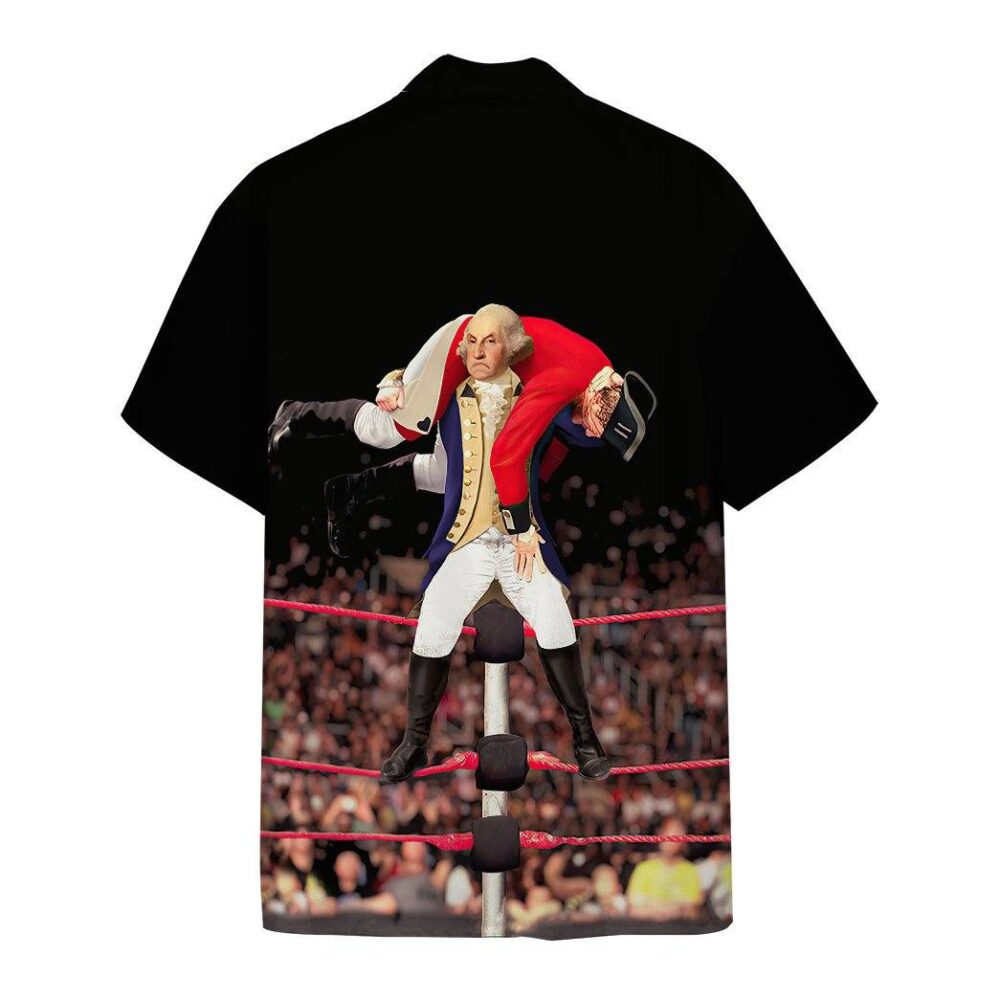 George Washington Fighting Red Coats Custom Short Sleeve Shirt