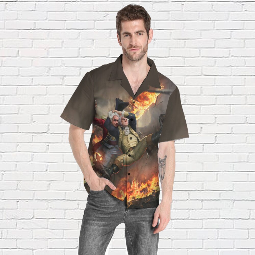 George Washington Stunner Custom Short Sleeve Shirt