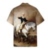 George Washington Taking The Salute At Trenton Custom Short Sleeves Shirt 4Svxb