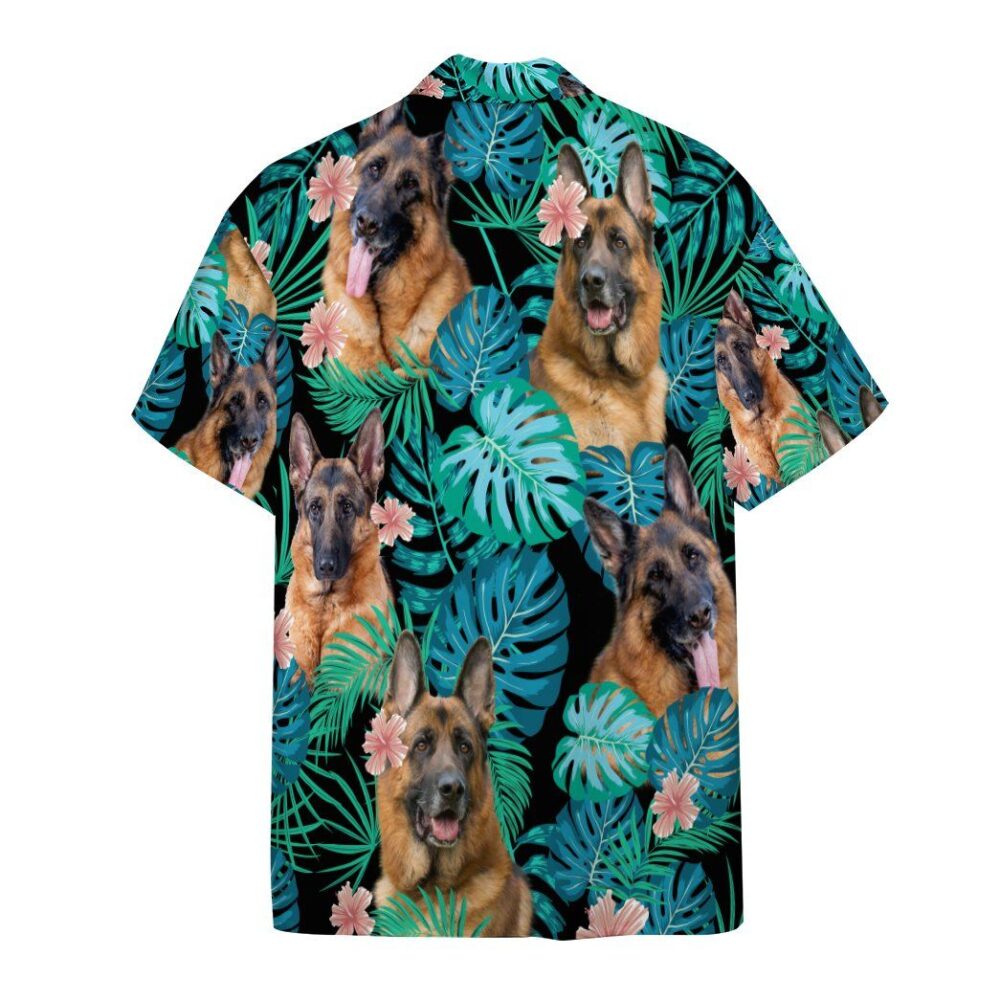 German Shepherd Dog Summer Custom Short Sleeve Shirt