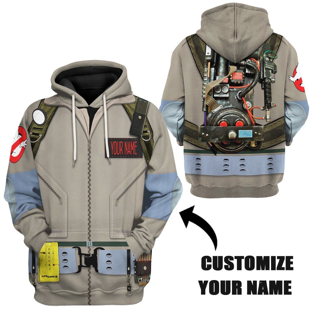 Ghostbusters 1984 Cosplay Custom Name Tshirt Hoodie Apparel