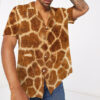 Giraffe Hawaii Shirt Ghs3N