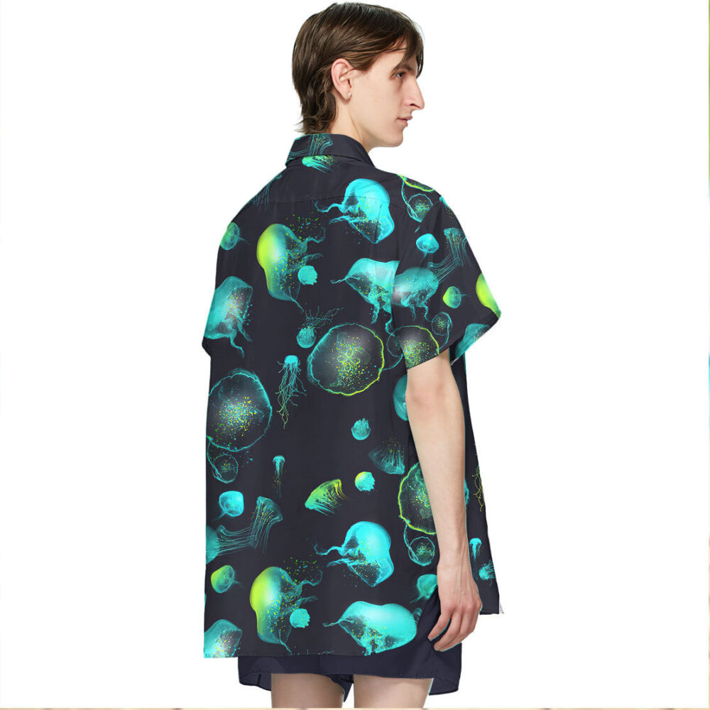 Glowing Jellyfish Hawaii Shirt