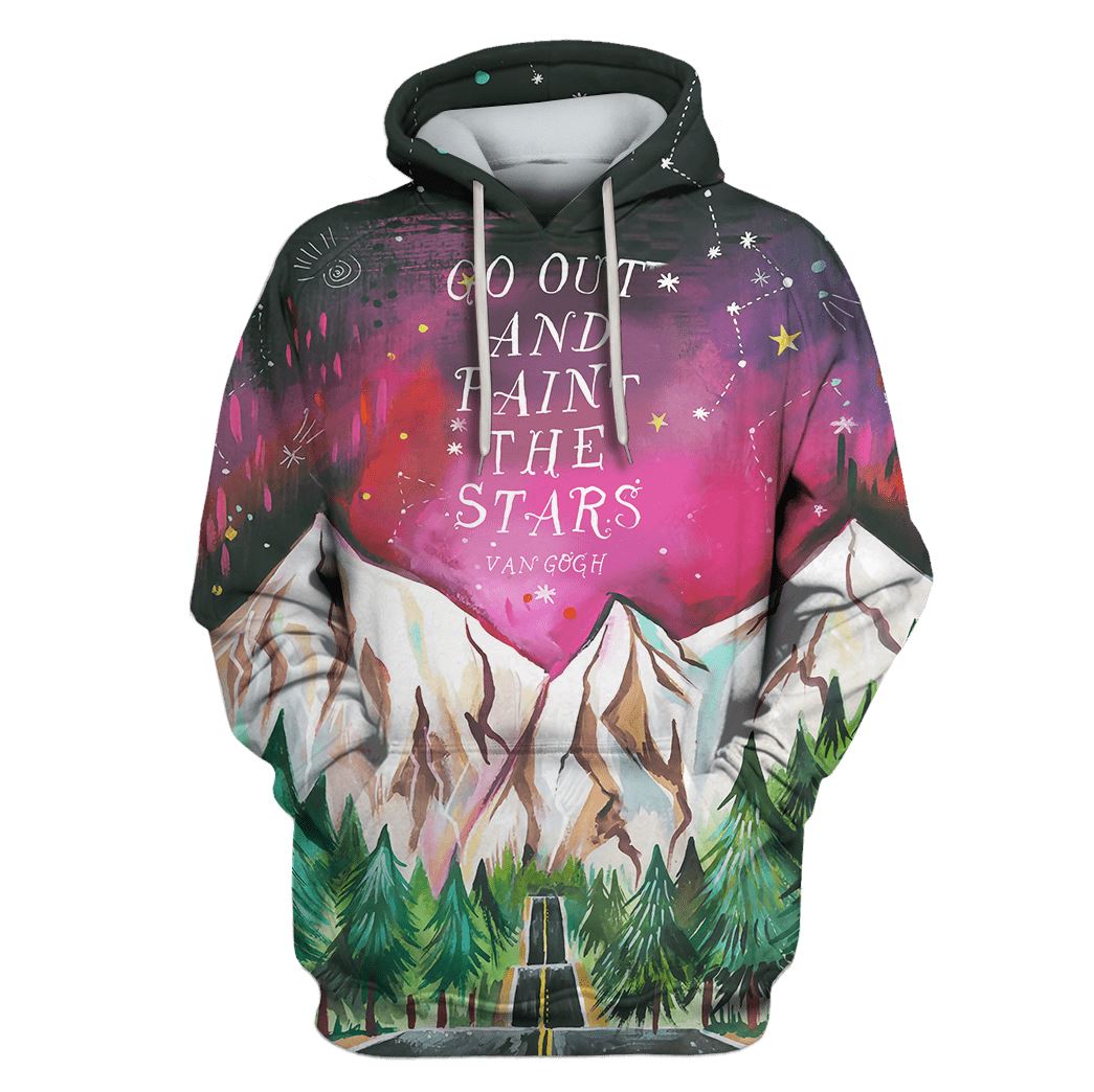 Go out and paint the star Custom Hoodies Apparel