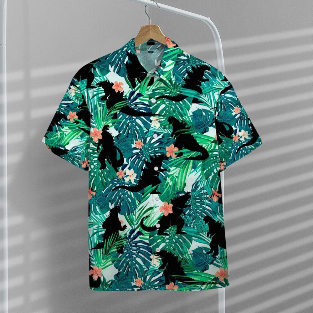 Godzillla Custom Hawaii Shirt