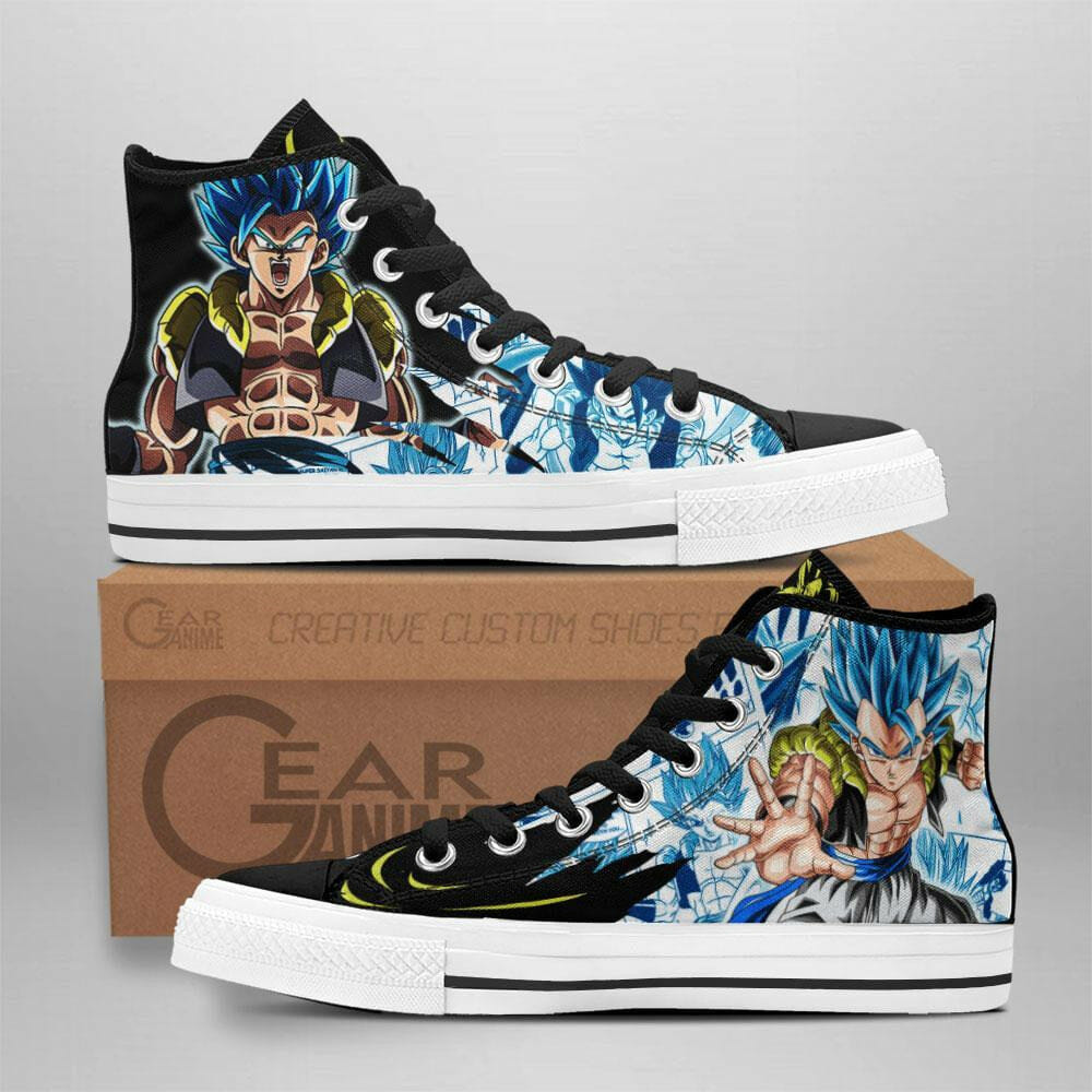 Gogeta High Top Shoes Custom Manga Anime Dragon Ball Sneakers