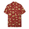 Gold Asian Culture Hawaii Shirt Lz1J4