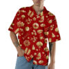 Gold Asian Culture Hawaii Shirt Udqsq