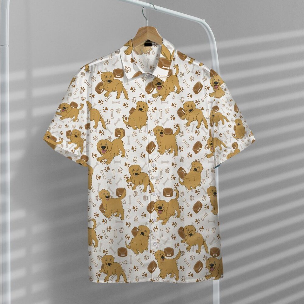 Golden Retriever Custom Hawaii Shirt