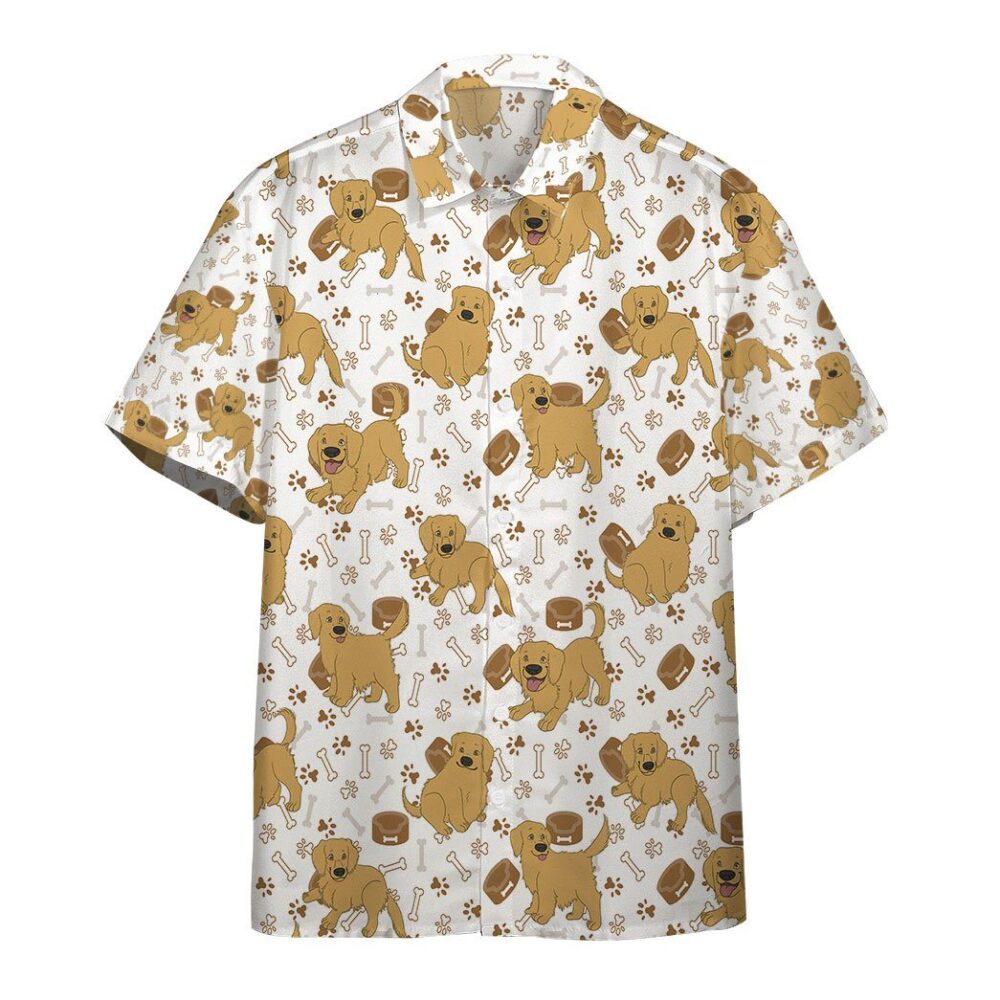 Golden Retriever Custom Hawaii Shirt