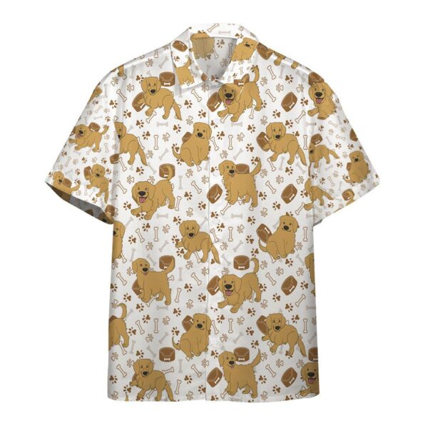 Golden Retriever Custom Hawaii Shirt