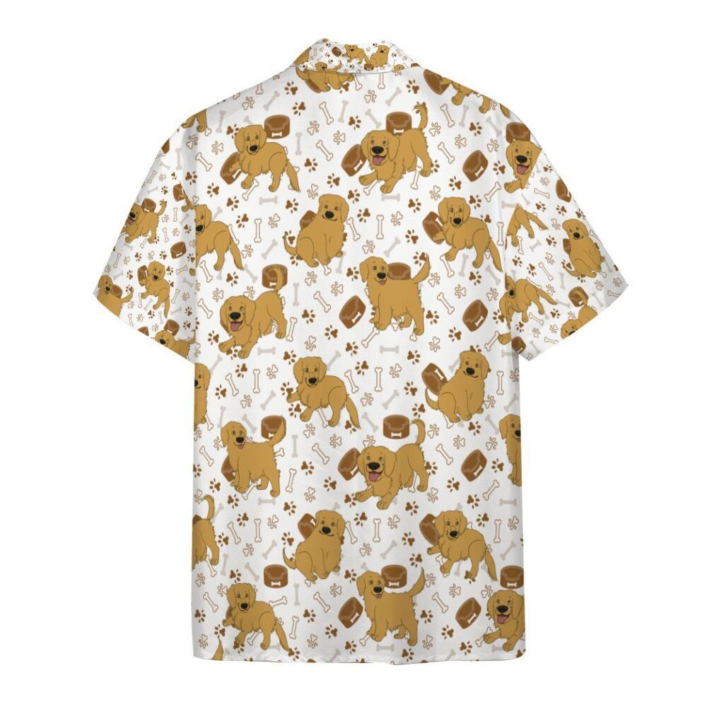 Golden Retriever Custom Hawaii Shirt